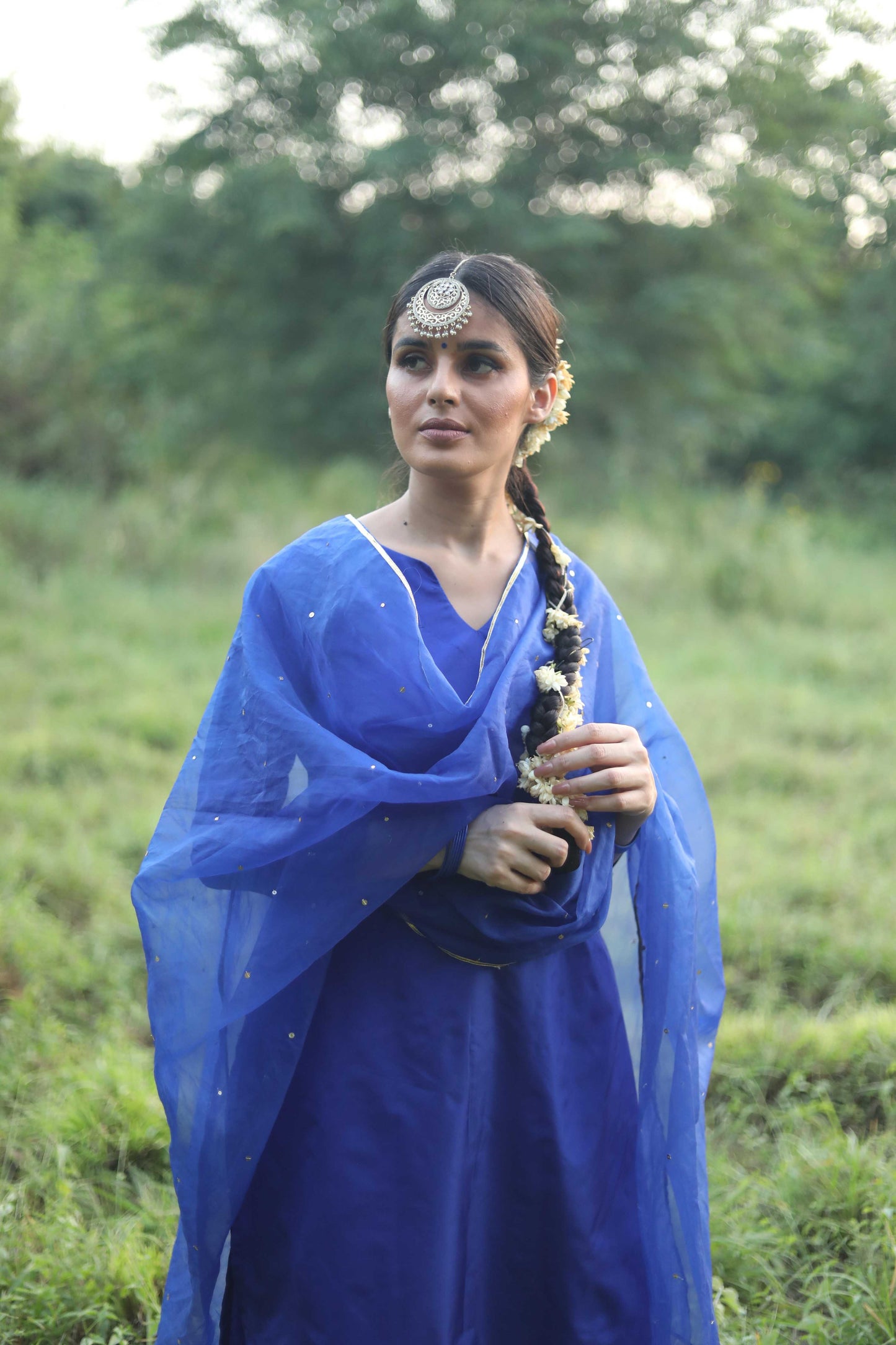 Women's Kurta Set - Blue
