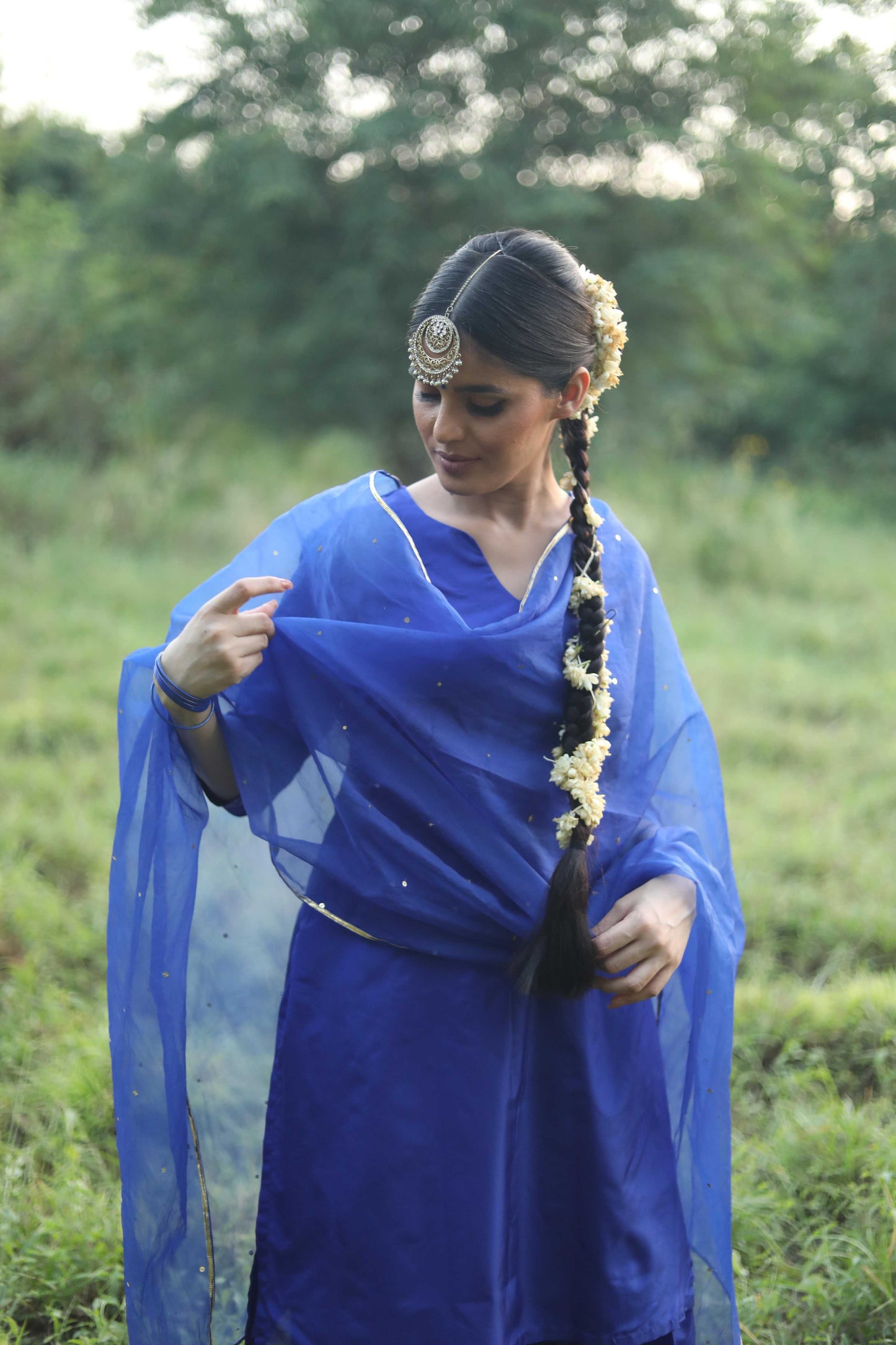 Women's Kurta Set - Blue