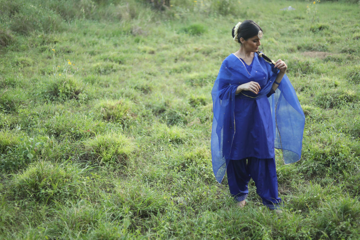 Women's Kurta Set - Blue
