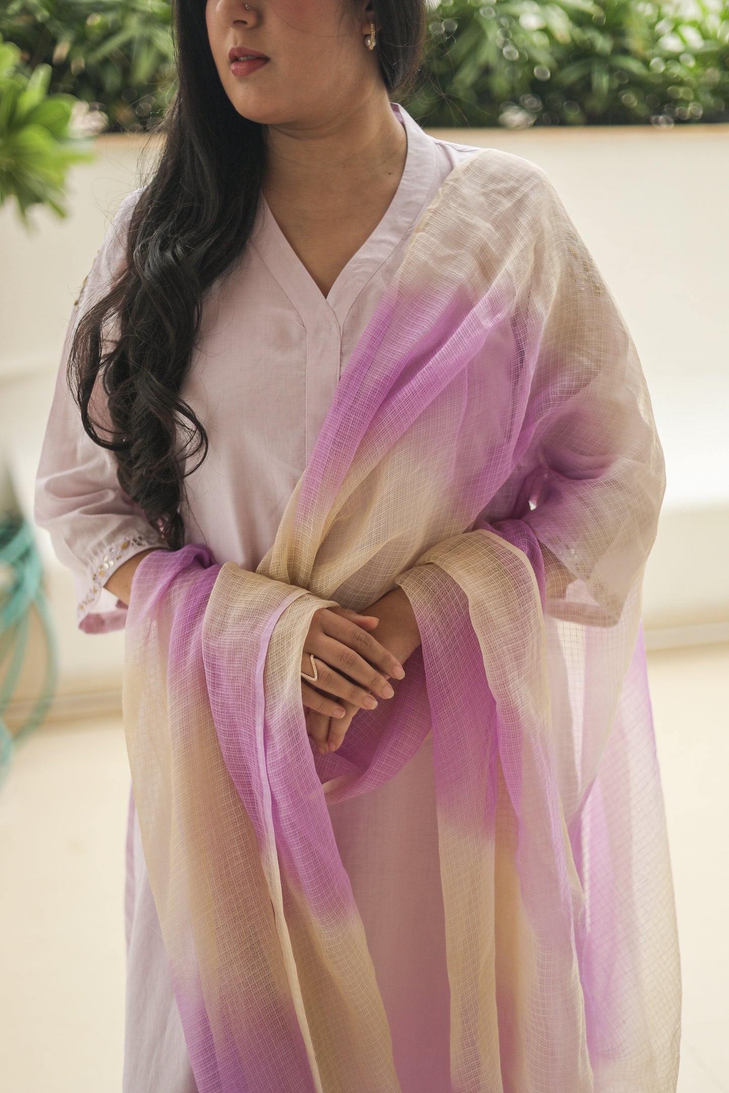 Women’s Lilac Kurta Set
