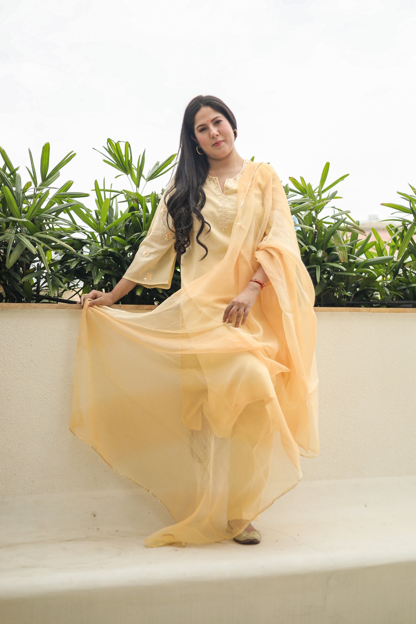 Women’s Yellow Kurta Set