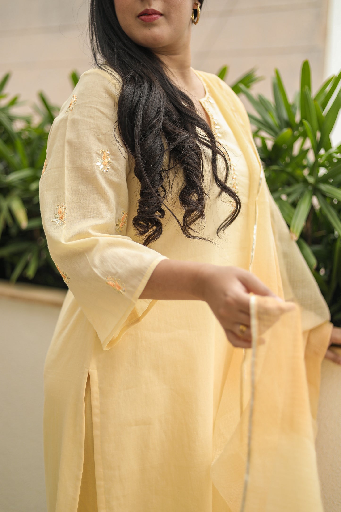 Women’s Yellow Kurta Set